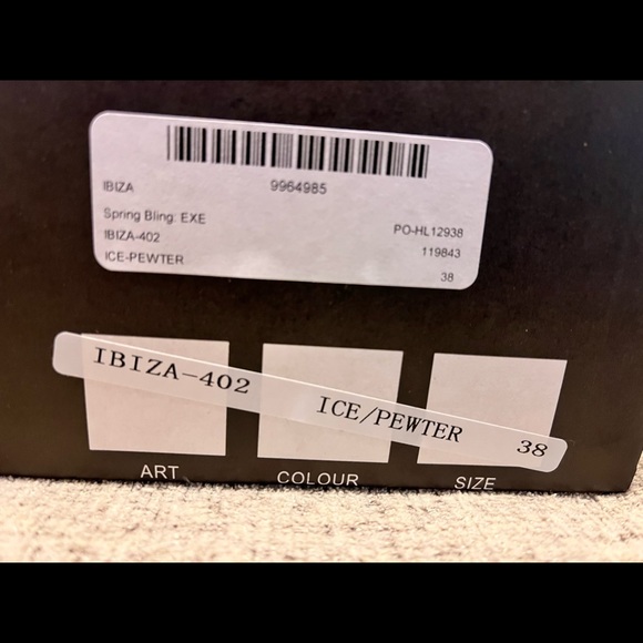 EXE Ibiza embellished sandal flip flops - Picture 6 of 7